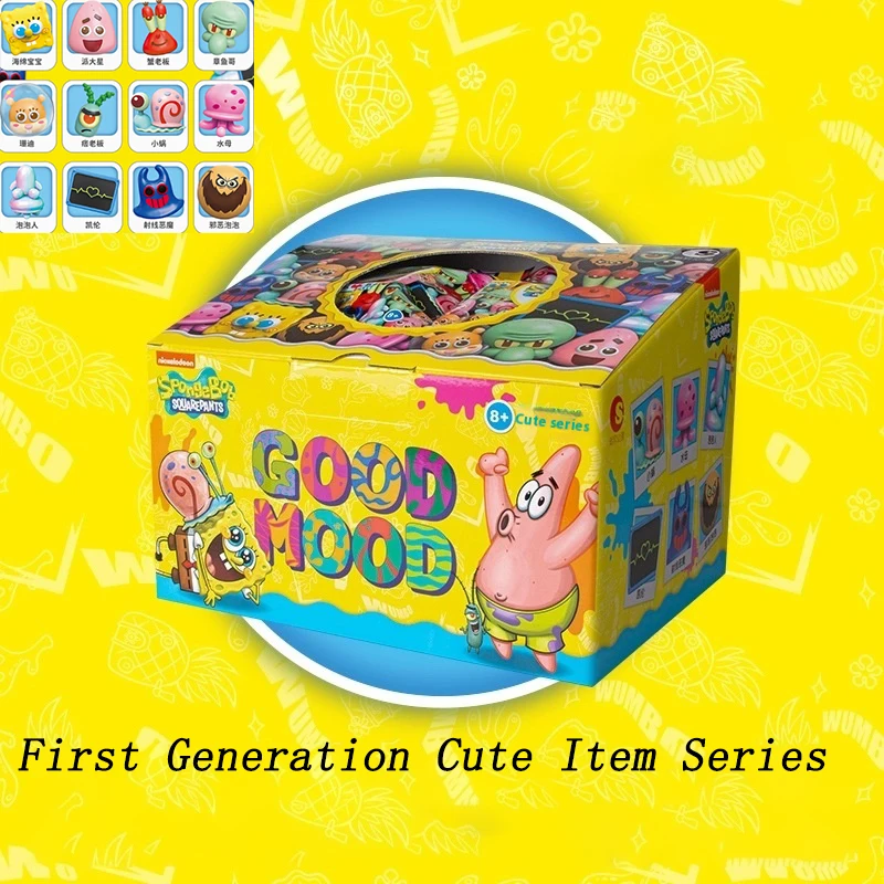 thumbnail image 1 of Spongebob Squarepants Blind Box Happy Pineapple House Assembly Fun Food Festival Blind Box Twisted Egg Series Children Gift, 1 of 5