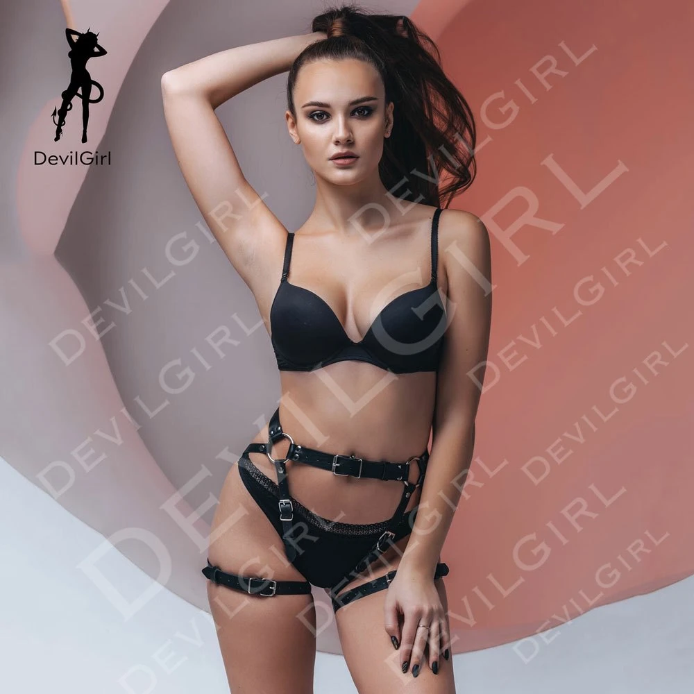 Conjunto de lencería Bdsm para conjunto de lencería con liga, traje para Festival,