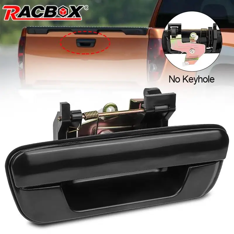 

Tailgate Handle No Keyhole Chrome Black For Holden Colorado RC Ute 2008-2012 Rodeo RA Ute 2003-2008 DMAX D-MAX Ute 2006-2012