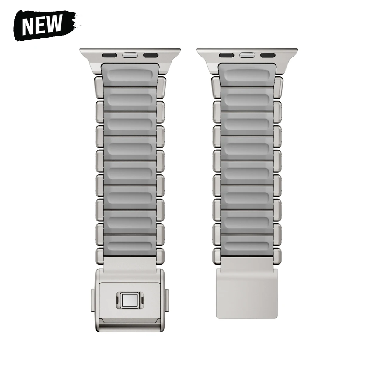Men's Luxury Stainless Steel Watch Band - Premium Metal Bracelet
