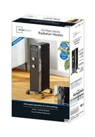 Mechanical Oil Filled Electric Radiator Space Heater, Black, New, WSH07O2ABB 2