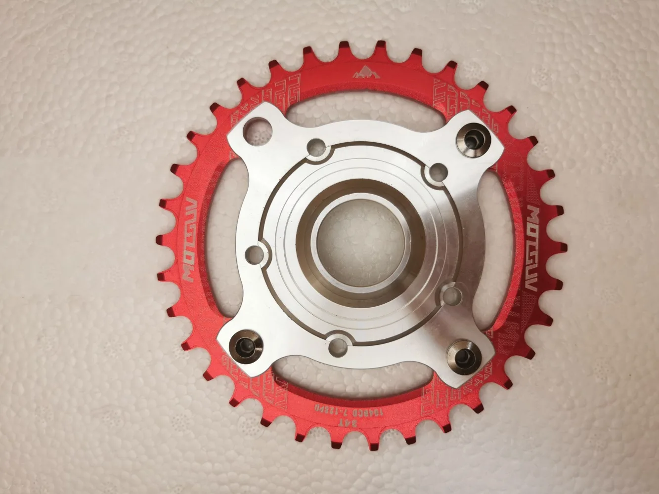 Für Tongsheng TSDZ2 Mid Drive 104BCD Adapter & 32-42T Kurbelgarnitur Spider Kettenblatt Single Speed Conversion Offset 2,5mm – Detail 21