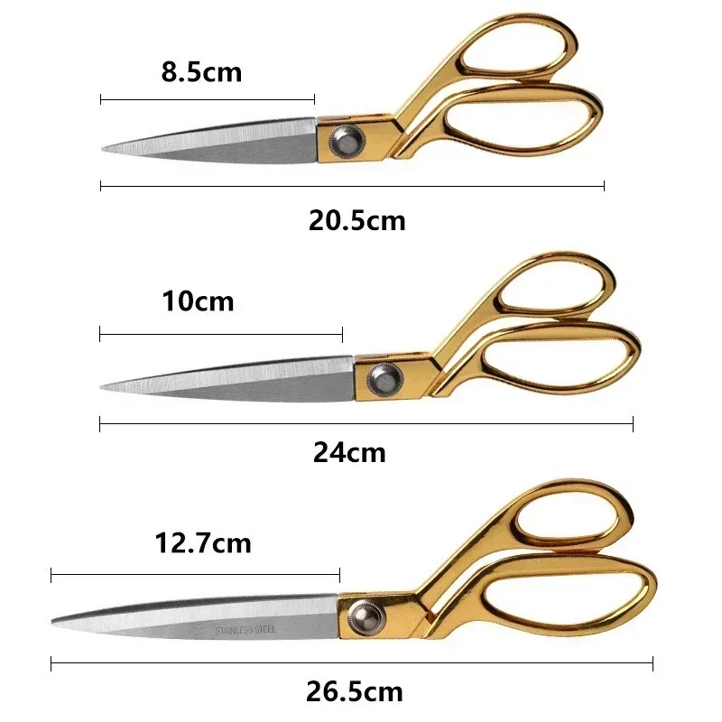 Shears Steel Tailor Tailor Scissors Stainless Fabric Professional Scissors Cutter DIY Needlework For Clothes Sewing Tool 3