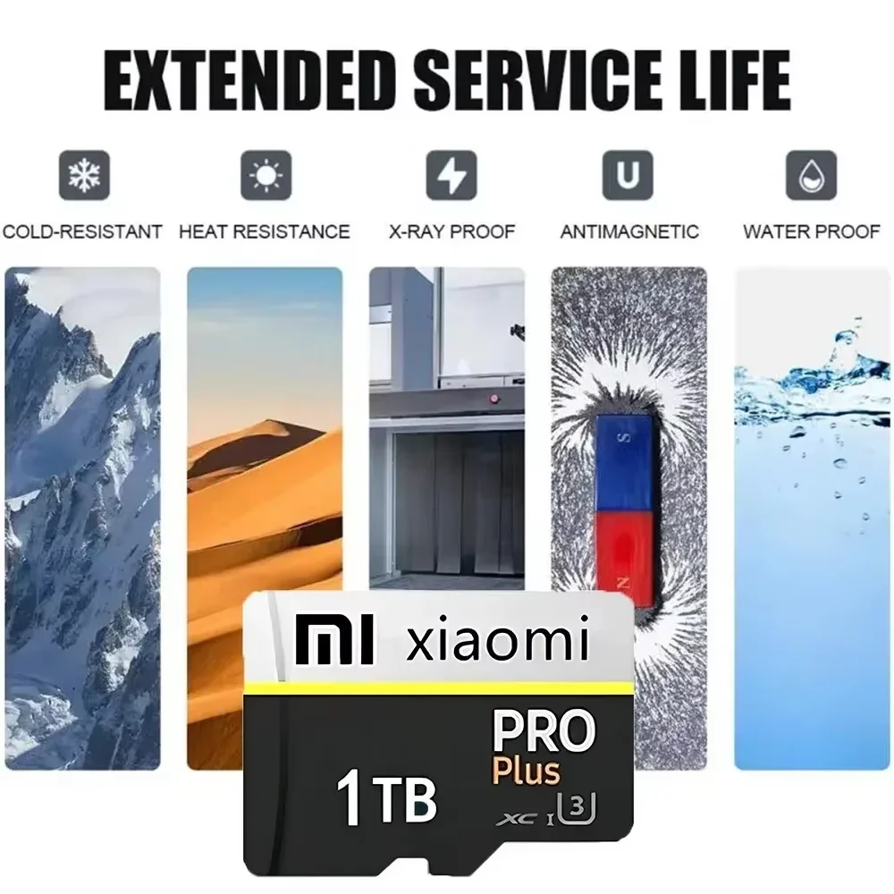 Memory Card Xiaomi SD Memory Card 2TB 1TB Class 10 High Speed Micro TF Card 1TB 512GB For Nintendo Switch PC Smart phone SD 128GB 256GB