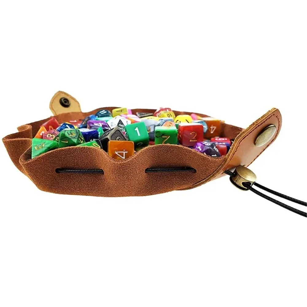 PU Leather For DND Dice Bag Tray 5 Celtic Designs Cute Drawstring Pouch For D&D Roleplaying RPG Gift Ideas Coin Purse