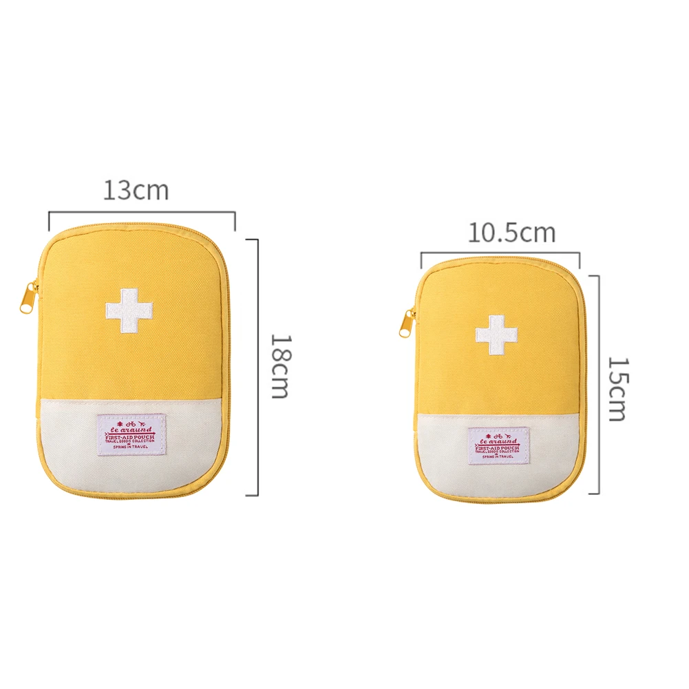 Mini First Aid Bag Portable Small Emergency Medicine Storage Bag First Aid Kit Bag for Outdoor Camping Hiking Travel Emergency