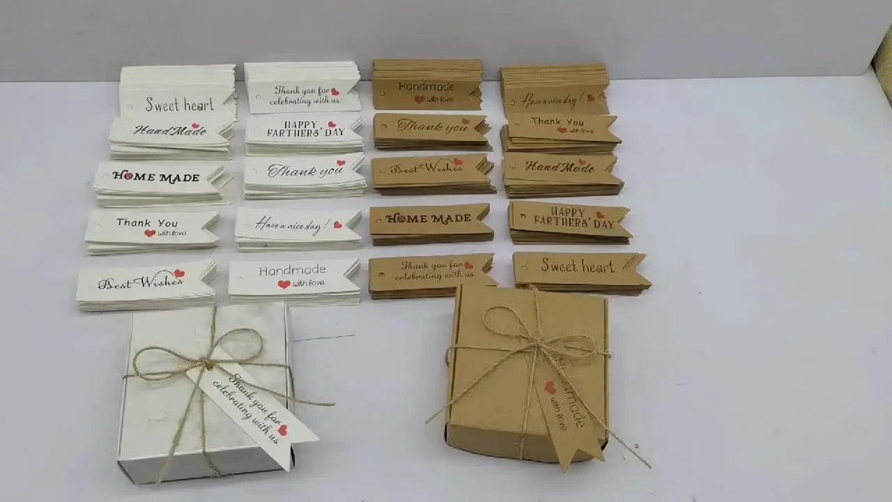 Summer-ray 50 Pcs Personnalisé Blanc D'encre D'impression