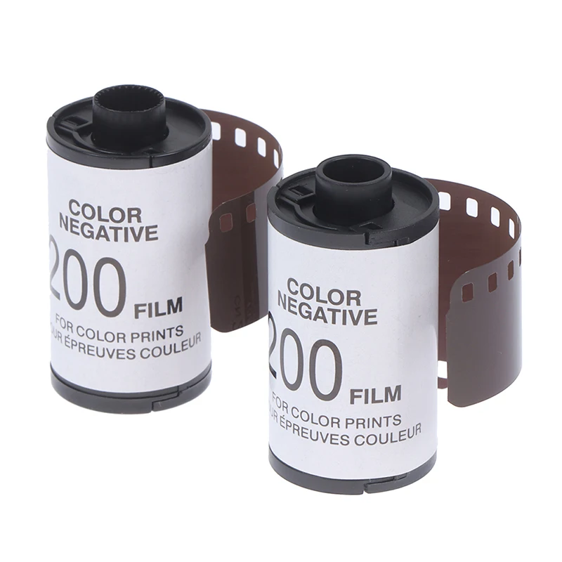 8Pcs/Roll Colorful Negative Camera Film 35MM Camera ISO SO200 Type-135 Color Film