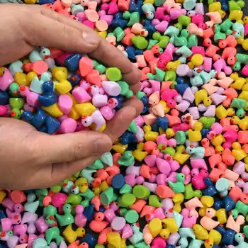 120/60Pc Mini Resin Tiny Duck Birthday Party Miniature Figure Landscape Aquarium DIY Decor Bonsai Interior Christmas Garden 1