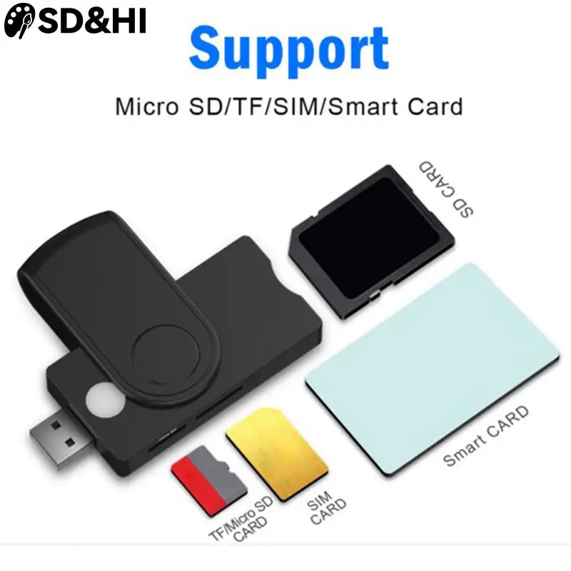 SmartExternalCardReaderUSB20SIMCardTFSmartMemoryCardReader