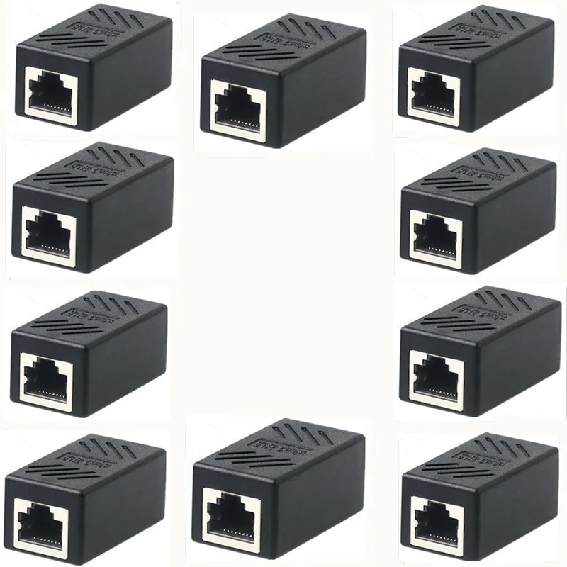 Cable Extender,RJ45 cat 5 cat 6 cat6a Coupler, Extender Connector Coupler