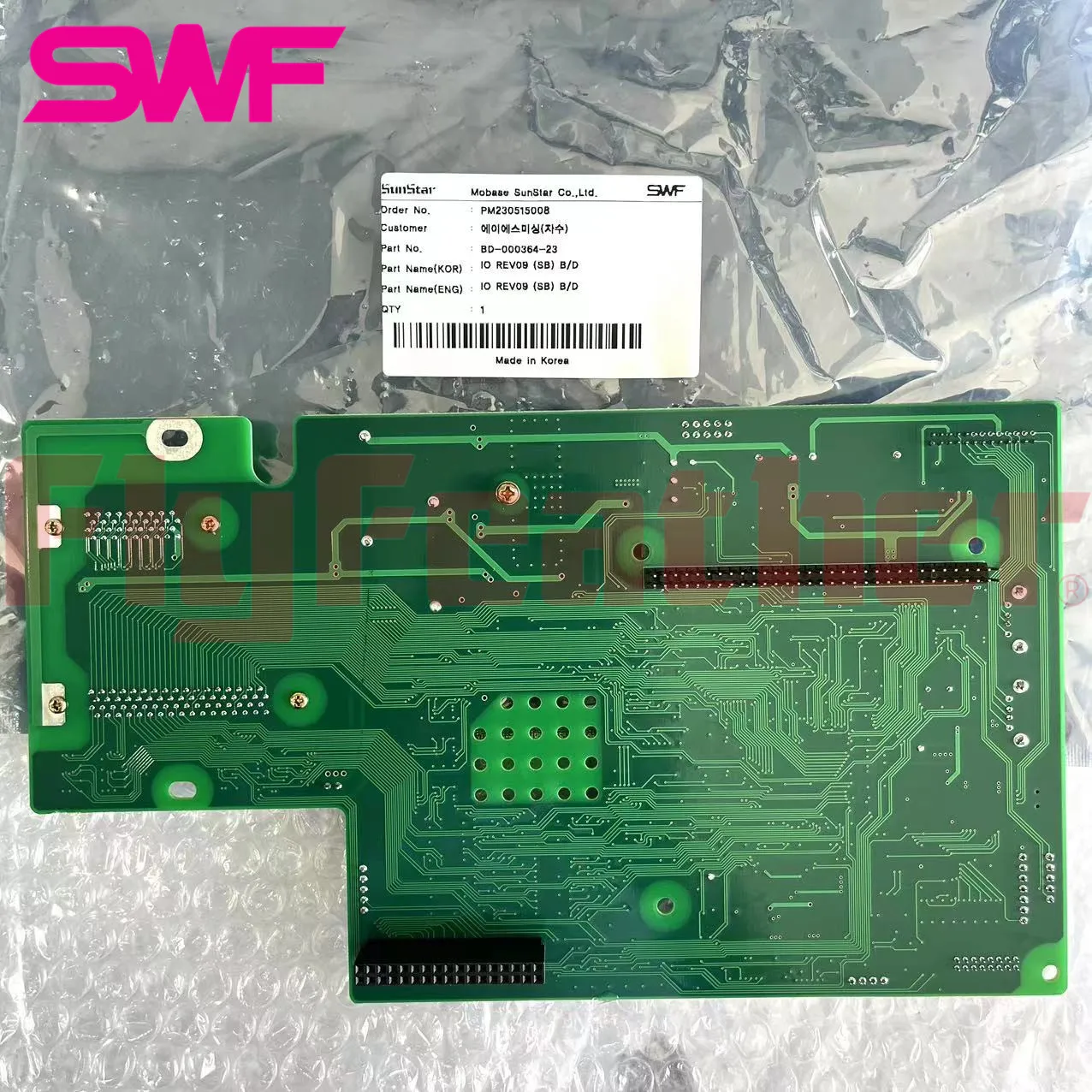 SWF BD-000364-23 Korean Embroidery Machine Electronic Board IO REV09A (SB) DM MULTI Flat type DM-WD(X)920-55 DM-WU(2X)656-150 2