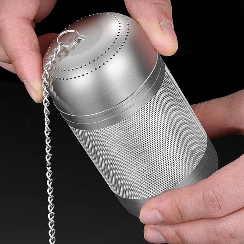 Stainless Steel Tea Infuser Tea Leaves Spice Seasoning Strainer Teapot Fine Mesh Coffee Filter Teaware Kitchen Gadgets 1/2Pcs