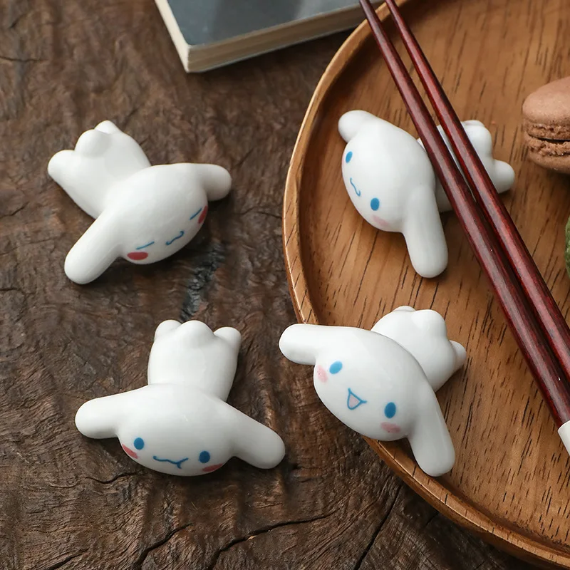 4 PCs/Set Chopstick and Spoon Rest Stand for Kitchen Tableware Ceramic  Crafts Cute Little Cow Chopstick Rack Chopstick Holder - AliExpress