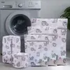 Cat Print Laundry Bag Large Capacity Foldable Storage Bags Multifunctional Distortion Protection Laundry Basket Household 1