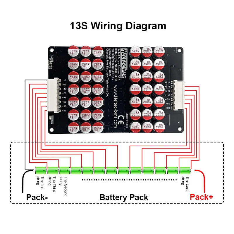 5A battery cell balance module 4s 3S 5S 6S 7S 8S 12S 13S 16S 20S 21S for Ternary