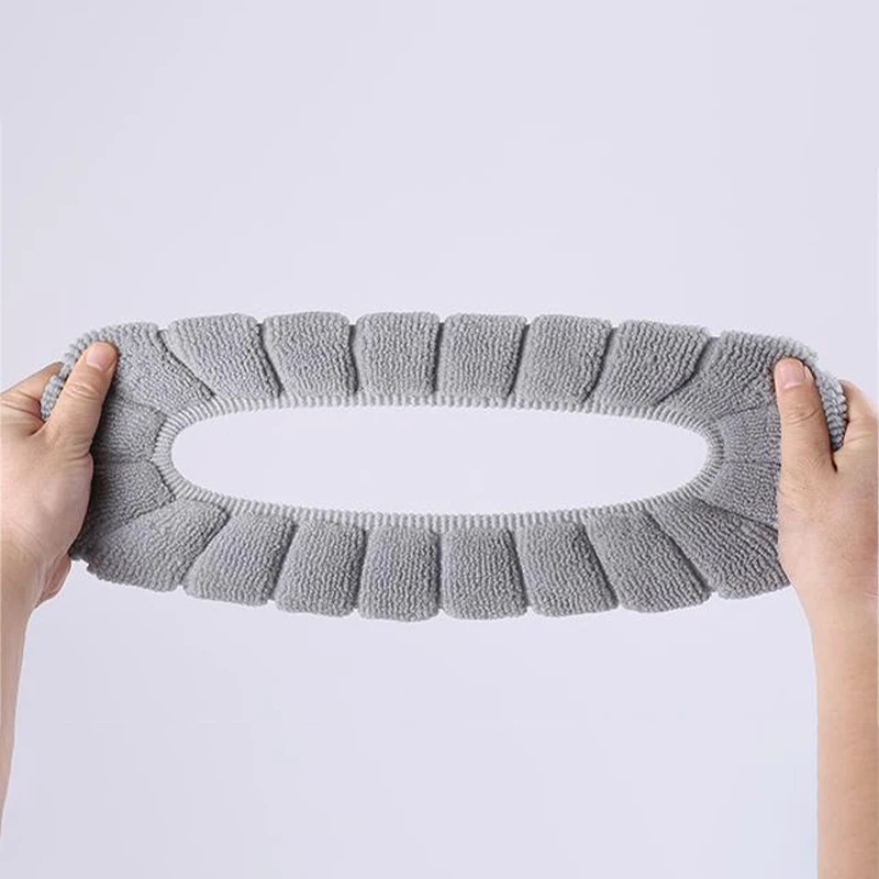 Winter Warm Toilet Seat Cover Mat Bathroom Toilet Pad Cushion With Handle Thicker Soft Washable Closestool Warmer Accessories 4