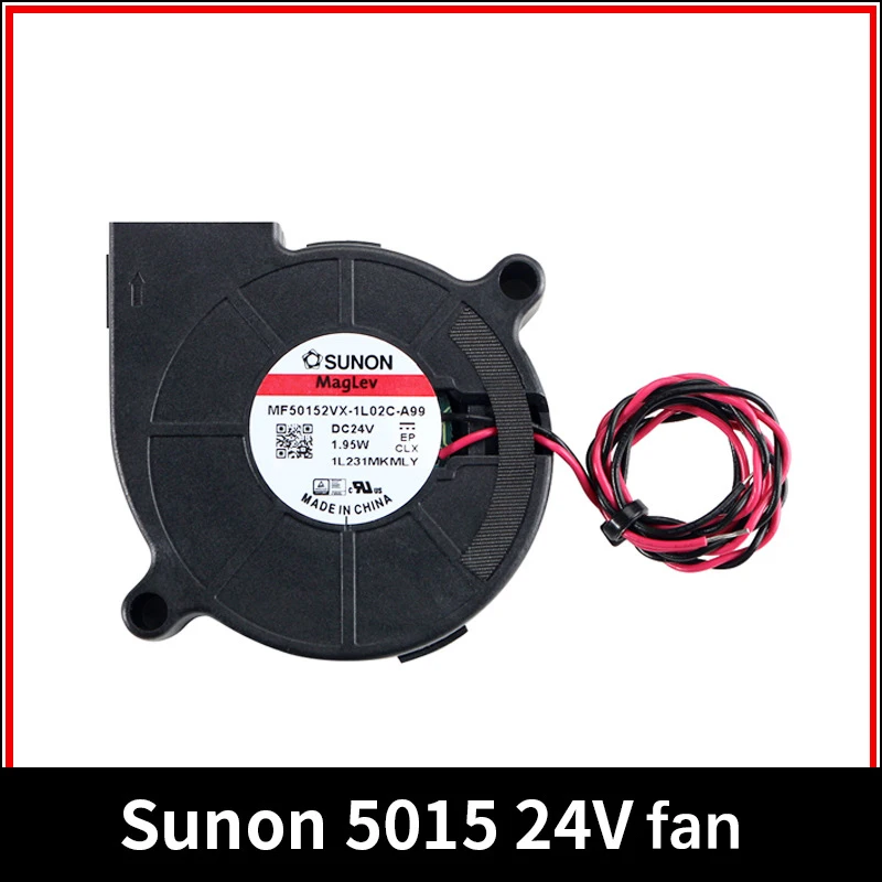 Ventilador do Ventilador da Impressora 5015 24v 0.4a Rolamento Duplo Centrífuga Turbo de Resfriamento dc 5015s para Voron Stealthburner Sunon3d