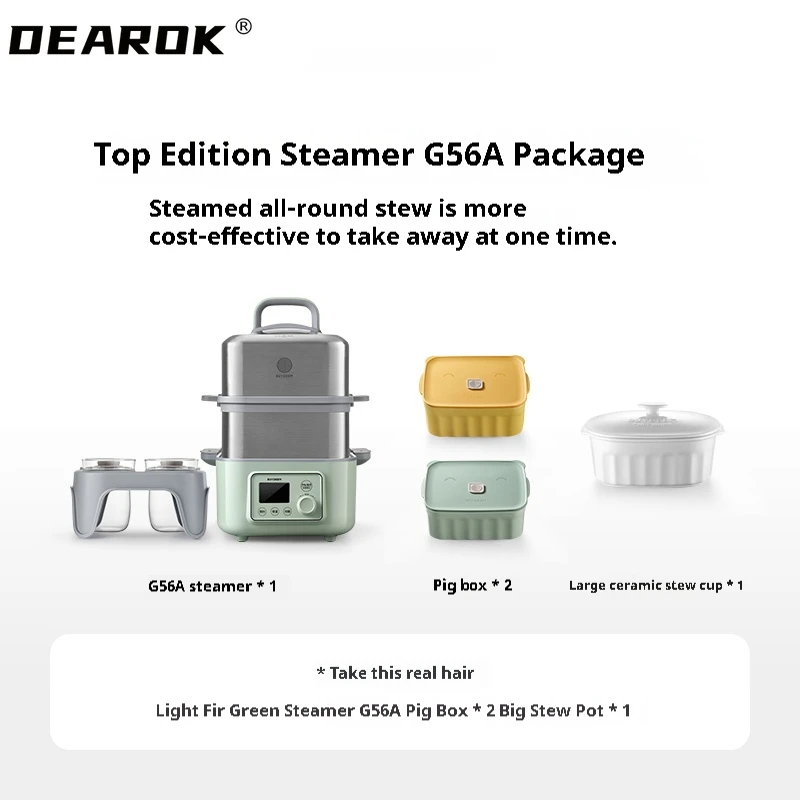Steamer Stewpot Electric Steamer Multifunctional Household Electric Stewpot Waterproof Automatic Reservation