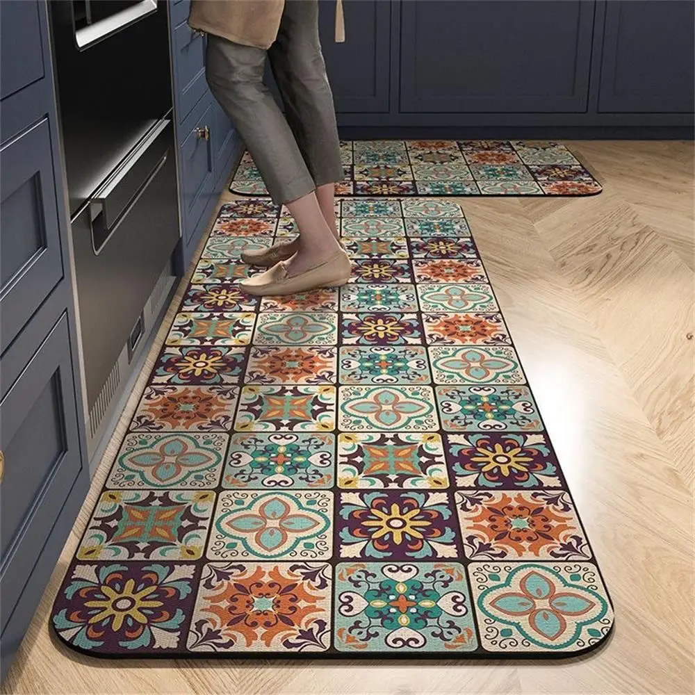 Non-slip Kitchen Carpets for Living Room Long Area Rug Kitchen Floor Mat Carpets Entrance Door Mat Home Decor Alfombra Tapis ë¬ê·¸