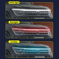 Dynamic scanning of car hood through type daytime running light guide strip and decoration of universal LED turn signal strip 4