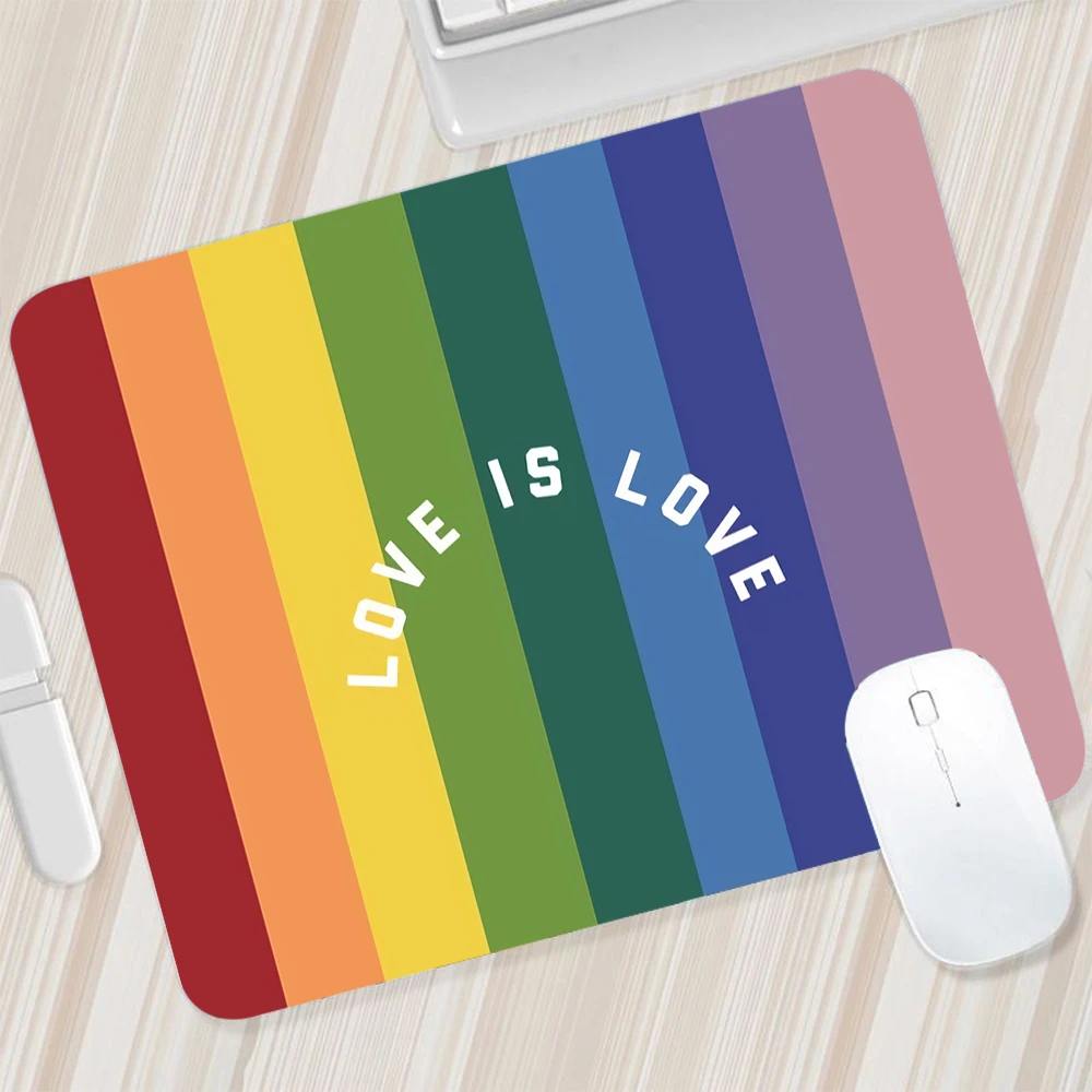 GAY CLUB NEON SIGN PRIDE LGBT CUSTOM MOUSE PAD COMPUTER GAMING NON-SLIP  NEOPRENE