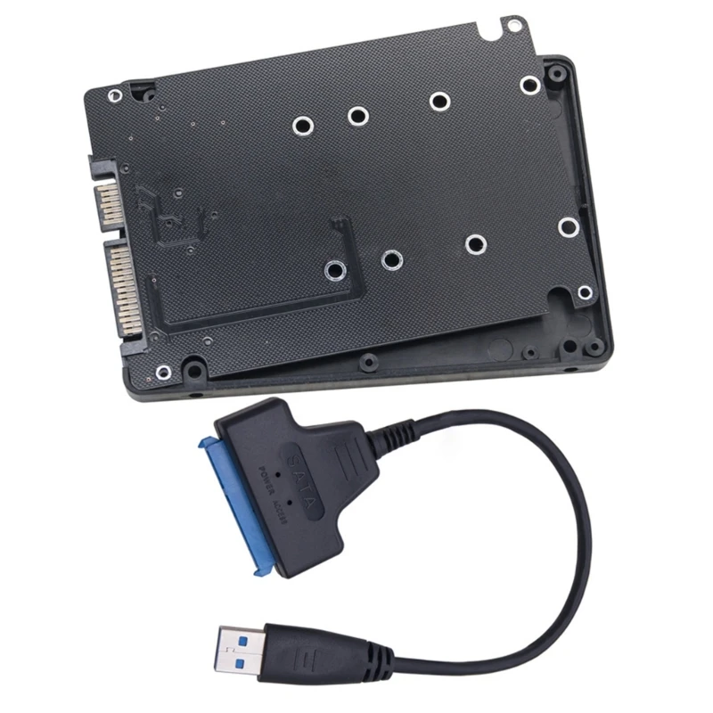 

Portable Double B+M Key M.2 NGFF SSD to SATA Adapter Maximize System Potential with High Speed 6Gbps Data Transfer Drop Shipping