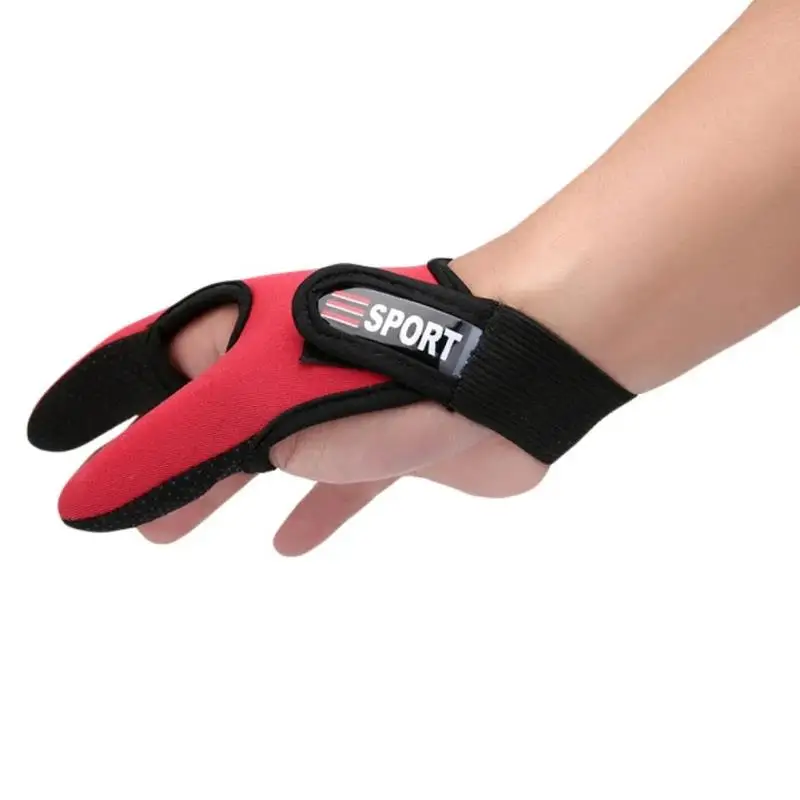 Gloves 2 Fingers Protector Breathable Anti-Slip Anti-Cut Fishing Carp Outdoor Tackle Accessories Supplies fingerless gloves fishing gloves