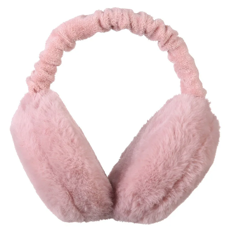 Hot selling Winter Plush Earmuffs for Women's Kids Outdoor Thicken Warm Cold Proof Soft Fluffy Cute Faux Fur Folding Earflap