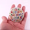 I Have Autism and ADHD Please Be Patient Pinback Badge Autism Pin Buttons Accessory 58mm 1