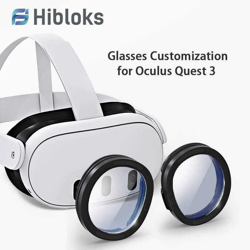 Hibloks VR Glasses Custom Lenses For Meta Quest 3 Prescription