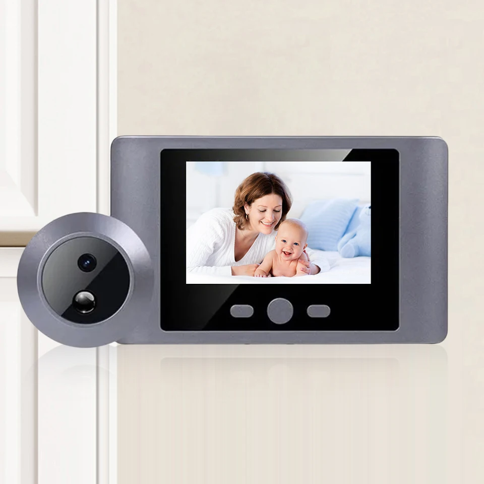 Wide Angle Smart Digital Peephole Video Doorbell