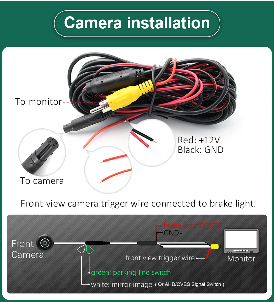 Front and Rear Cameras CCD AHD 1080P Vehicle Emblem Front View Camera For Hyundai Elantra Verna Accent Tucson IX35 Santa Fe I20 I30 I40 H1