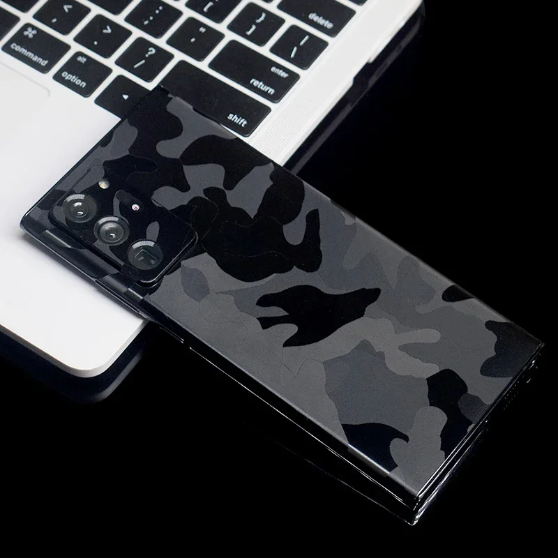 3D Camo Crocodile Snake Wrap Skin Phone Back Sticker Per Samsung Galaxy S24 Ultra S23 + S22 Note 20 S21 S20 Plus S10E Note 10 +
