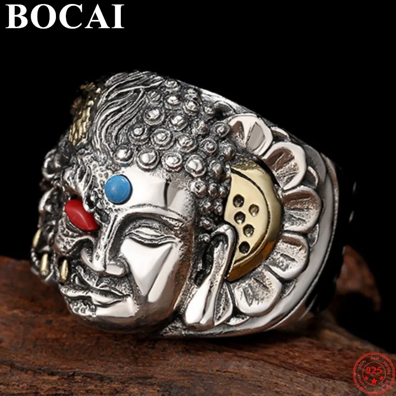 Thailand Buddha Elephant Ring Authentic 100% 925 Sterling Silver Rings for  Men Vintage Punk Style GANESH… | Sterling silver mens rings, Rings for men,  Elephant ring
