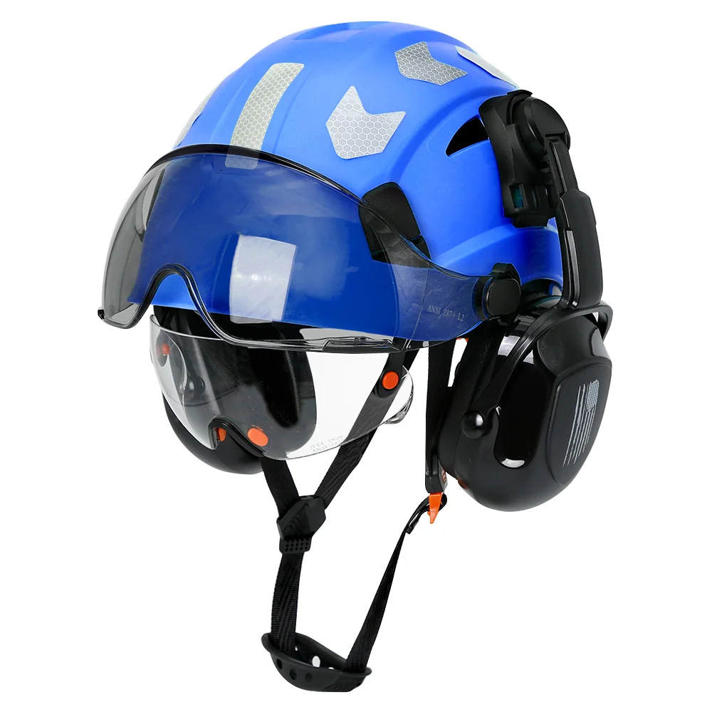 Blue B with Earmuff