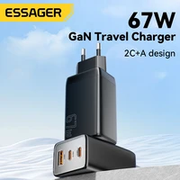 Essager 67W GaN USB Type C Charger PPS 65W Fast Charge For Samsung QC 4.0 PD 3.0 iPhone 15 14 13 Pro Huawei Phone Laptop Chagers - Image 2