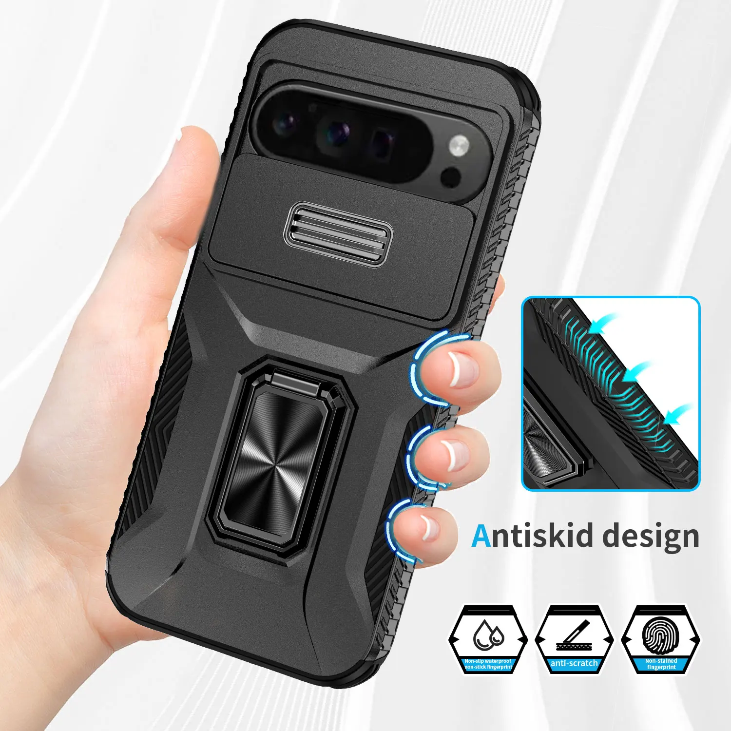 Military Grade Slide Camera Lens Cover Case