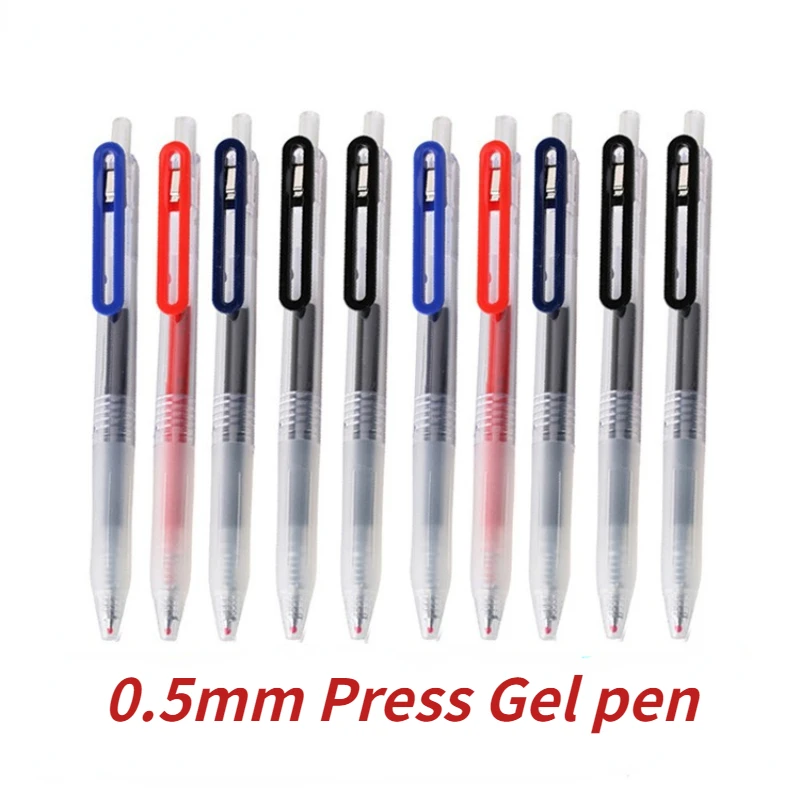 Mm Muji Pens Retractable 3/1Pcs Set Gel Pens Press MUJIs Student