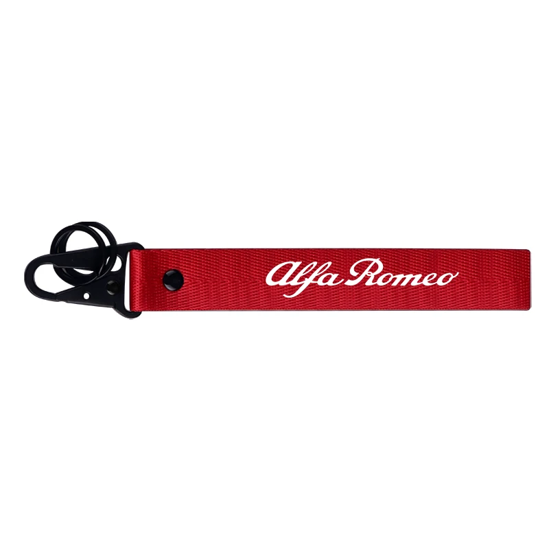 Alfa Romeo Inspired Car Keyring Wristband with Key Tags and Decorations