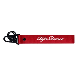 Alfa Romeo Inspired Car Keyring Wristband with Key Tags and Decorations (1pc red)