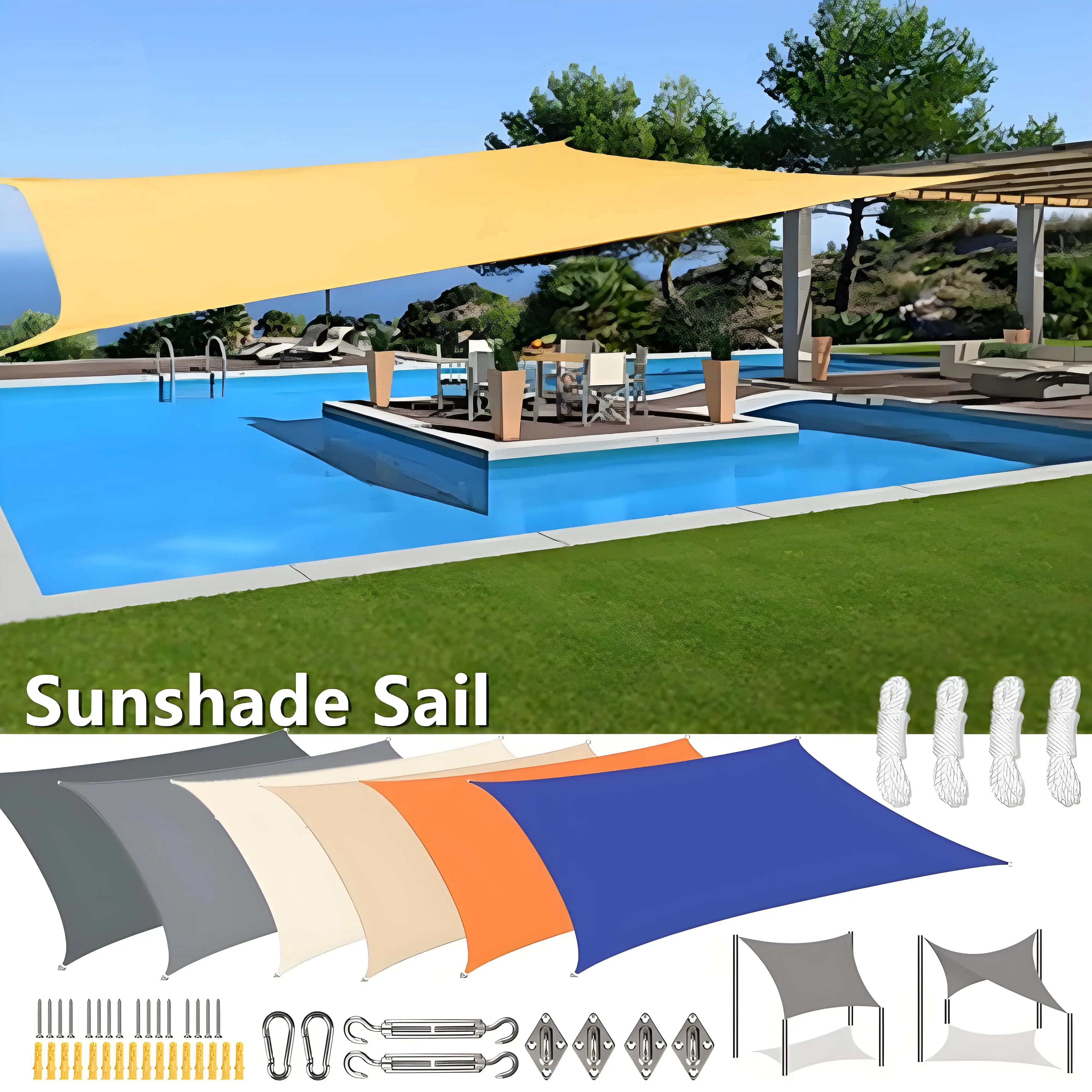 Waterproof Rectangle Sun Shade 1