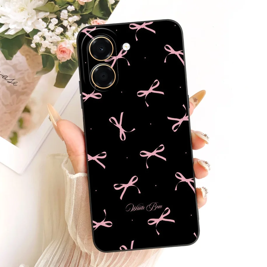Pretty Flower Candy Painted Soft Silicone Phone Case - Back Cover & Bumper