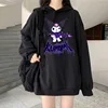 Japanese Anime Sanrio Kuromi Cute Women's Hoodie Student Y2K Sweatshirt Spring and Autumn Outdoor Sports and Leisure Pullover 1