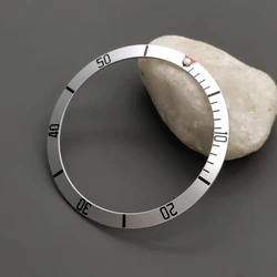 Aluminium Curved Retro Watch Bezel Insert - 36.5mm Watch Accessory Case Ring (03)