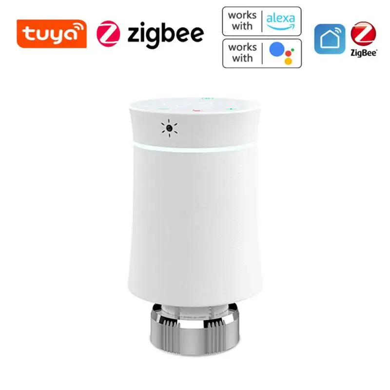 

Клапан привода радиатора Zigbee3.0 с голосовым управлением, программируемый контроллер температуры Trv, работает с Alexa Home, 1-8 шт.