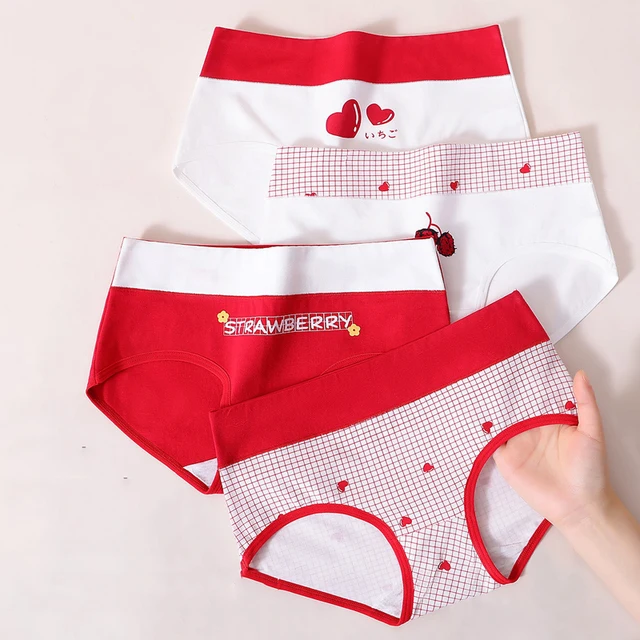 High Waist Cotton Panties Set for Women Breathable Slimming Briefs - Image 2