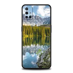 Nature - Inspired Phone Case with Forest Beach Sunrise and Mountain Scenery Design for OnePlus 7T Pro5G (A1)