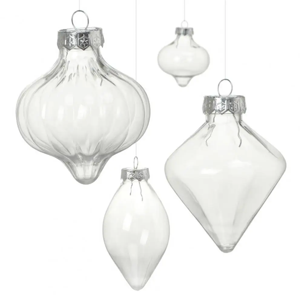 Christmas Plastic Baubles Xmas Ball Decoration Decorative Festive DIY Decorations Plastic Ornament Balls Christmas Balls