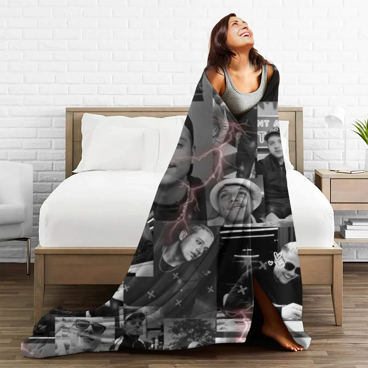 Super Soft Blankets Camping Plk Photo Bedding Throws Kpop Music Singer Flannel Bedspread Couch Chair Novelty Sofa Bed Cover 3